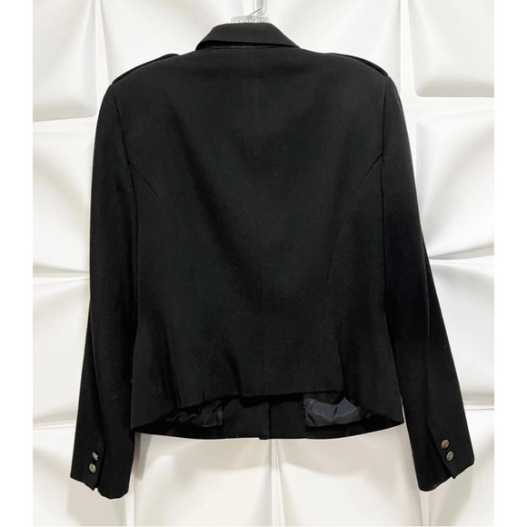 DKNY Donna Karan New York Womens Sz 6 Pure WOOL Military Blazer s Jacket - Picture 6 of 8